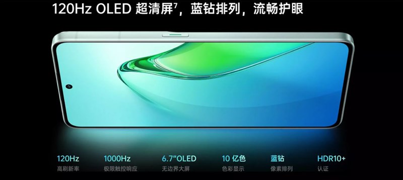 OPPO Reno8 Pro+ sở hữu tấm nền OLED cùng tần số quét đến 120 Hz