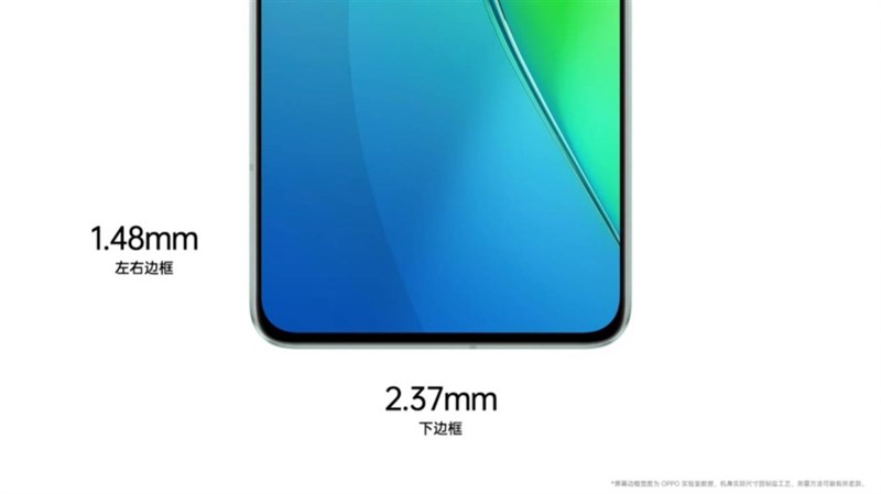 Viền màn hình trên OPPO Reno8 Pro+ được làm mỏng hơn trông rất quyến rũ