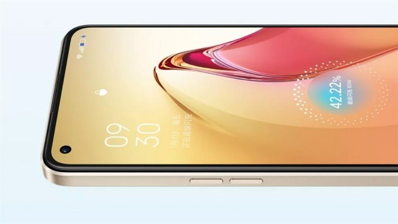 OPPO Reno8 sở hữu màn hình OLED kích thước 6.43 inch, tần số quét 90 Hz.