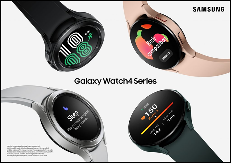 Anh minh hoa Galaxy Watch 4 Series Anh minh hoa Galaxy Watch 4 Series