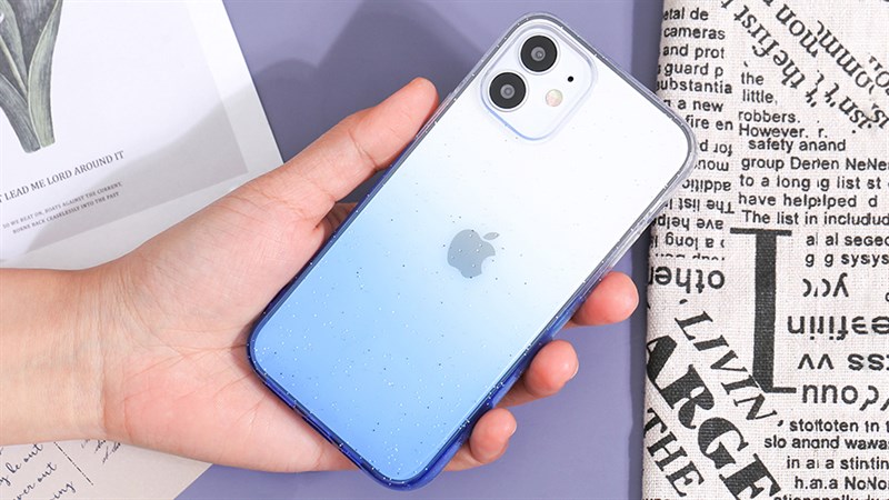 Ốp lưng iPhone 12 Mini Nhựa dẻo Shining Powder TPU COSANO Ốp lưng iPhone 12 Mini Nhựa dẻo Shining Powder TPU COSANO
