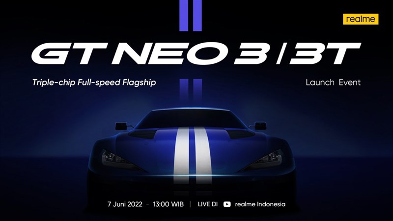 Realme xác nhận thời điểm ra mắt GT Neo3T Realme xác nhận thời điểm ra mắt GT Neo3T
