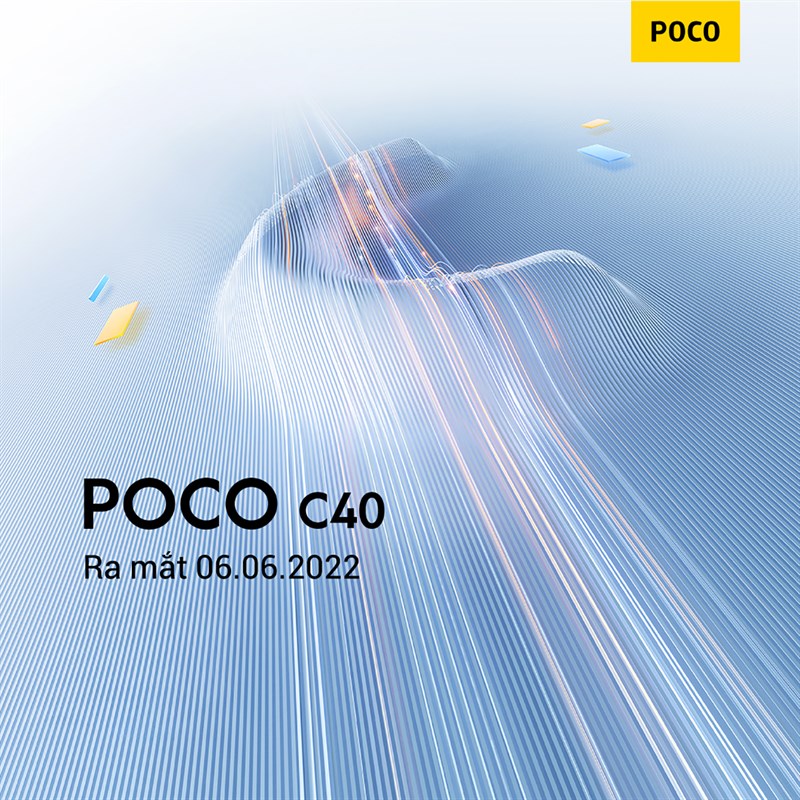 Poster xác nhận ngày ra mắt POCO C40