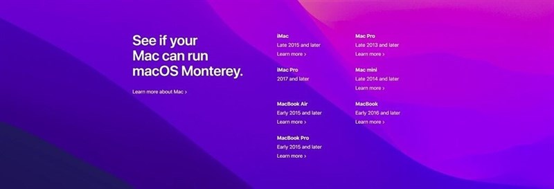 macOS Monterey 12.4 hỗ trợ cho thế hệ Macbook Air 2015 trở về sau macOS Monterey 12.4 hỗ trợ cho thế hệ Macbook Air 2015 trở về sau