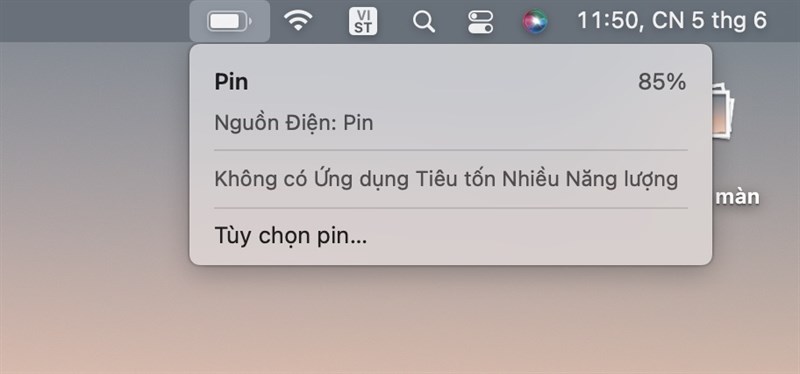 Thanh menu trên macOS Monterey 12.4 chứa nhiều thông tin về tình trạng của thiết bị Thanh menu trên macOS Monterey 12.4 chứa nhiều thông tin về tình trạng của thiết bị