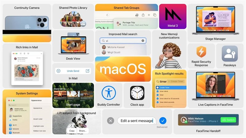 macOS Ventura chính thức ra mắt với nhiều tính năng mới