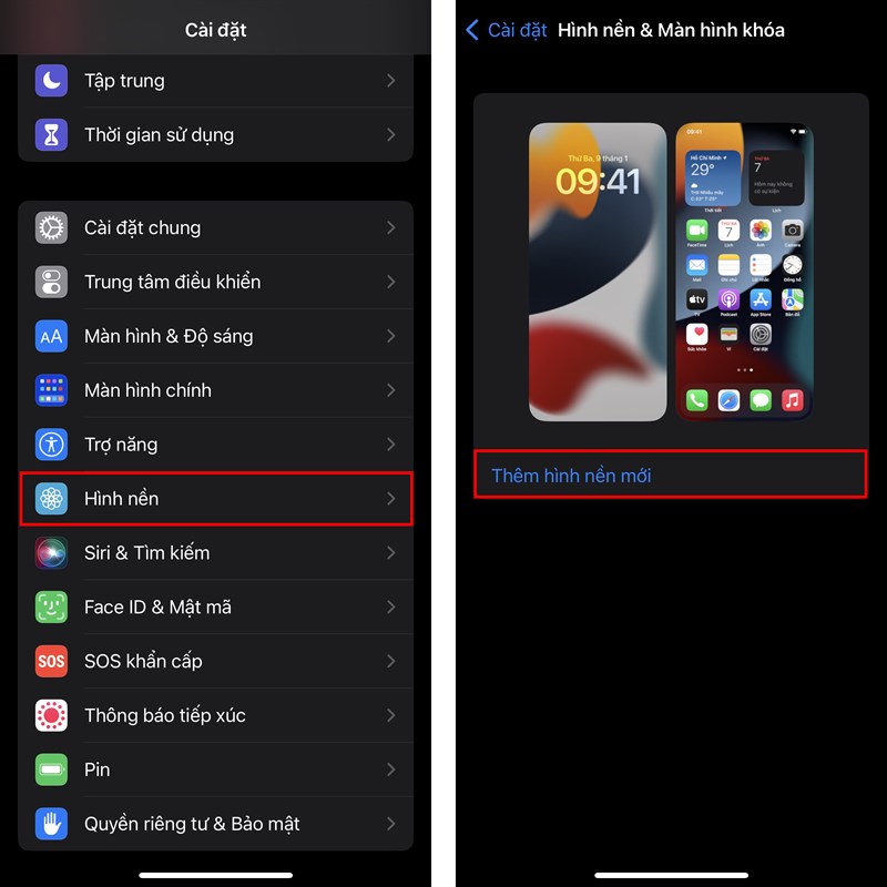 Cách thay đổi giao diện màn hình khóa iPhone