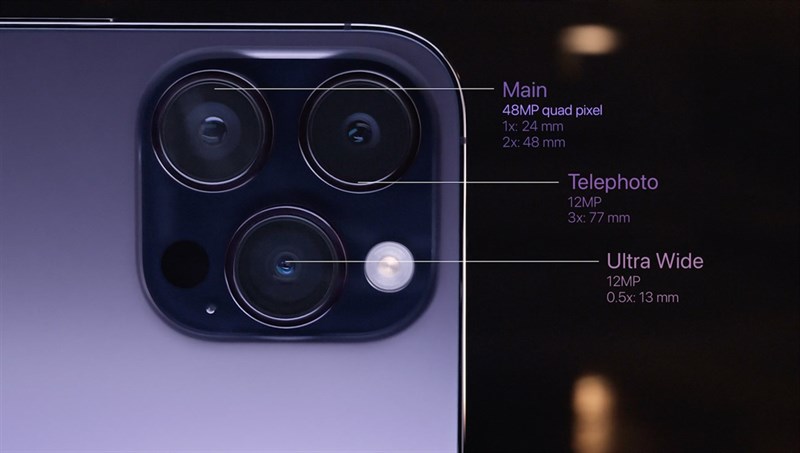 Ấn tượng đầu tiên iPhone 14 Pro: Màu tím, camera 48 MP, giá 23.5 triệu