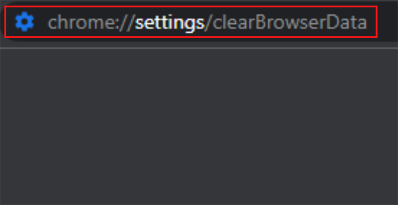 Truy cập vào đường dẫn chrome://settings/clearBrowserData Truy cập vào đường dẫn chrome://settings/clearBrowserData
