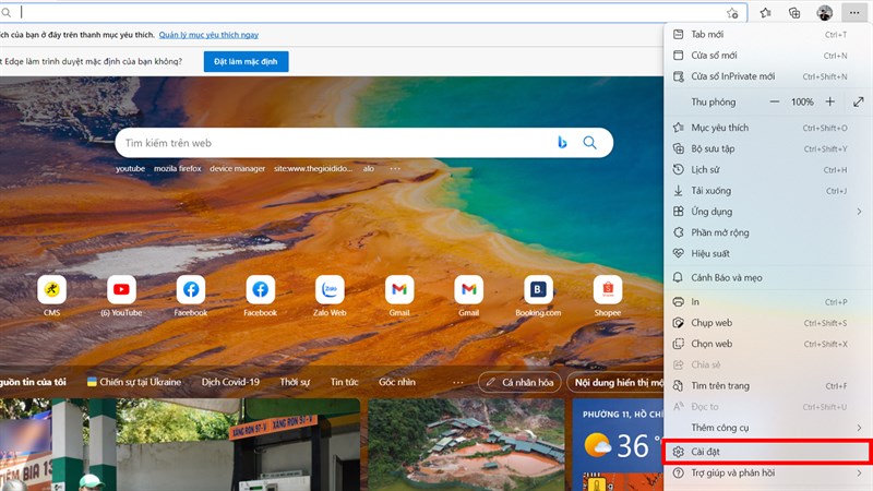 Cách đặt Google làm công cụ tìm kiếm mặc định cho Microsoft Edge Cách đặt Google làm công cụ tìm kiếm mặc định cho Microsoft Edge