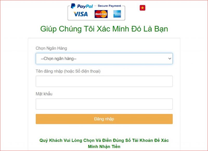 Cảnh báo: Chiến dịch lừa đảo lớn nhằm vào người dùng tài khoản ngân hàng