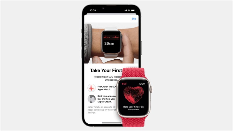 Giới thiệu tính năng theo dõi điện tâm đồ trên Apple Watch Series 7