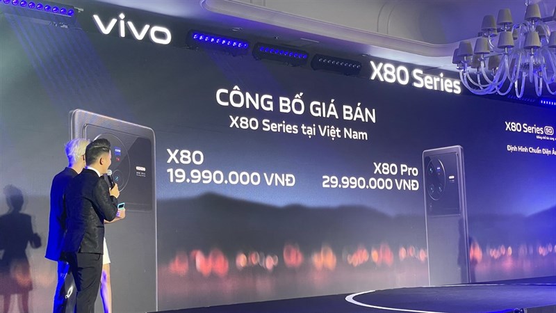 Vivo X80 Series có giá bán hấp dẫn từ 19.9 triệu Vivo X80 Series có giá bán hấp dẫn từ 19.9 triệu