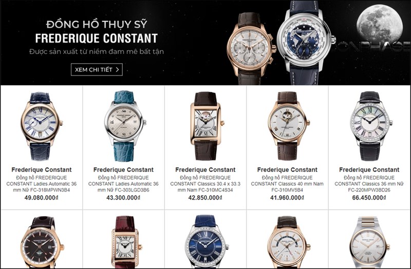 Ra mắt chuyên trang Đồng hồ CAO CẤP TGDĐ Ra mắt chuyên trang Đồng hồ CAO CẤP TGDĐ