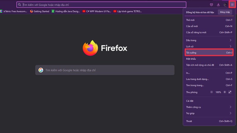 Cách xem lại và xóa lịch sử tải xuống trên trình duyệt Mozilla Firefox