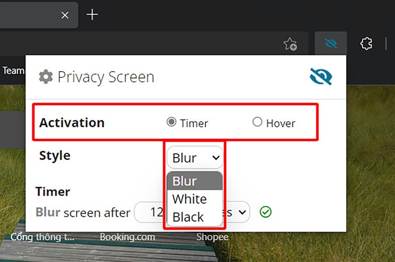 Cách làm mờ nhanh trang web Microsoft Edge Cách làm mờ nhanh trang web Microsoft Edge