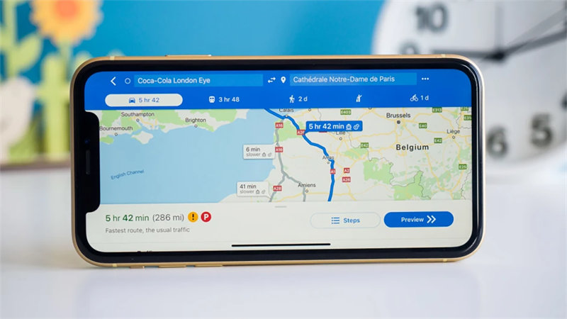 Google Maps nói cho người dùng tuyến đường có phí hay không