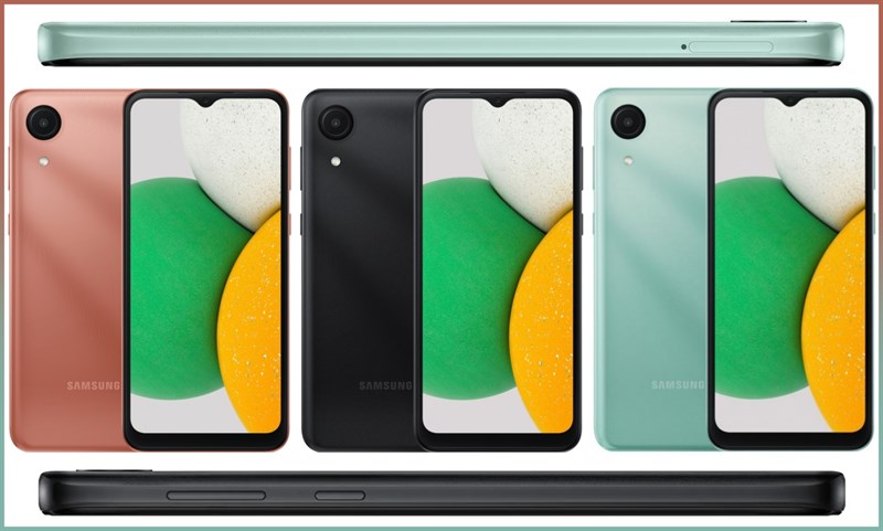 Các phiên bản màu sắc của Galaxy A04 Core Các phiên bản màu sắc của Galaxy A04 Core