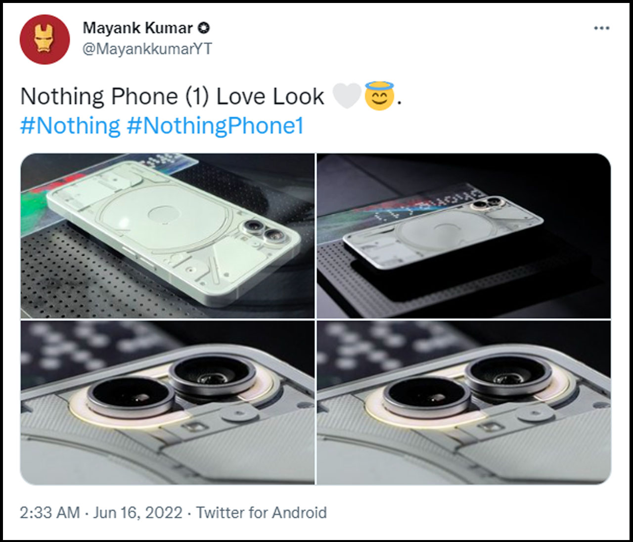 Nothing Phone 1 sẽ mang đến thiết kế mặt lưng độc đáo Nothing Phone 1 sẽ mang đến thiết kế mặt lưng độc đáo