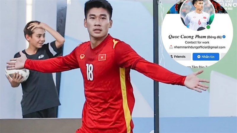 Facebook Nhâm Mạnh Dũng và nhiều đồng đội U23 Việt Nam bị đổi tên Facebook Nhâm Mạnh Dũng và nhiều đồng đội U23 Việt Nam bị đổi tên