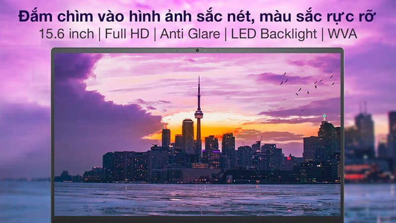 Dell Inspiron 15 có màn hình lớn 15.6 inch cùng công nghệ chống chói Anti Glare Dell Inspiron 15 có màn hình lớn 15.6 inch cùng công nghệ chống chói Anti Glare