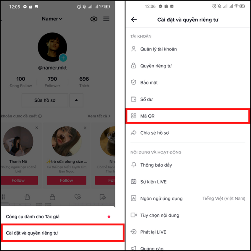 Hướng dẫn cách đăng nhập TikTok bằng mã QR không cần mật khẩu Hướng dẫn cách đăng nhập TikTok bằng mã QR không cần mật khẩu