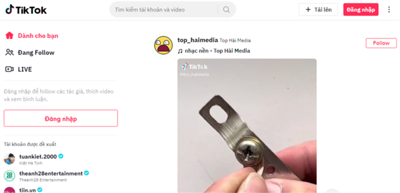 Cách đăng nhập TikTok bằng mã QR không cần mật khẩu Cách đăng nhập TikTok bằng mã QR không cần mật khẩu