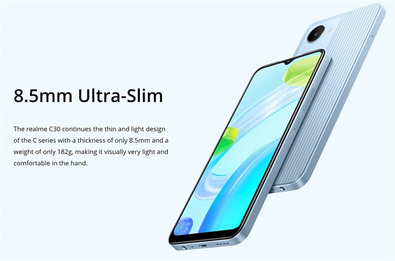 Ấn tượng đầu tiên Realme C30: Giá 2.2 triệu, thiết kế độc đáo, pin lớn