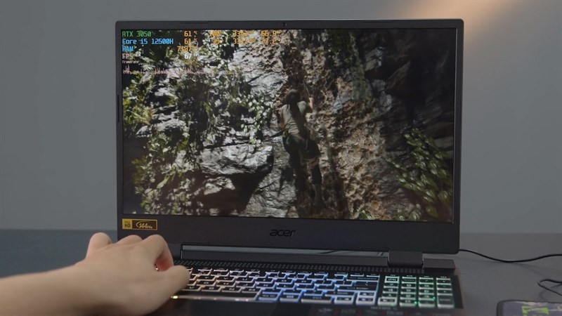 Acer Nitro 5 Tiger 2022 sở hữu màn hình có tần số quét cao lên tới 144 Hz