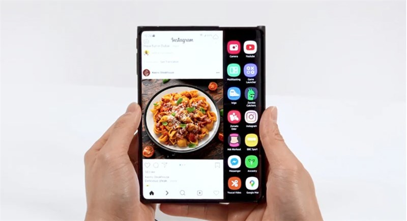 Ảnh minh họa smartphone với màn hình OLED mới của Samsung Ảnh minh họa smartphone với màn hình OLED mới của Samsung