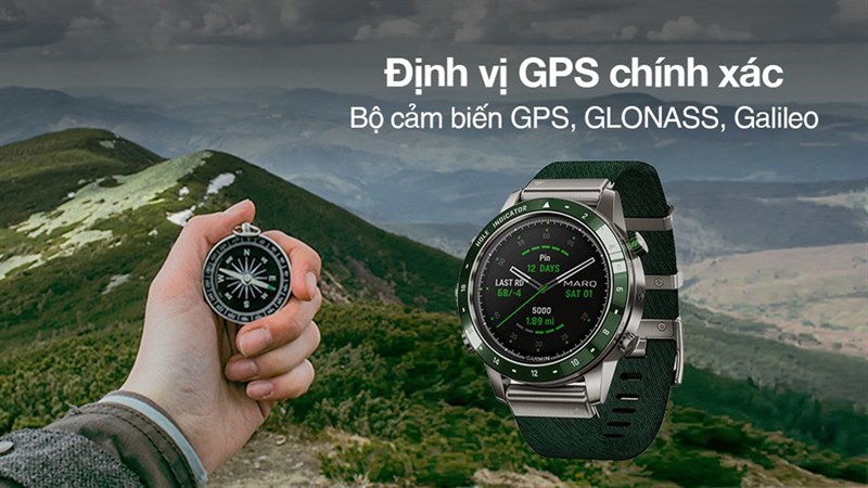 Garmin còn trang bị một số tính năng hữu ích như GPS, tìm điện thoại