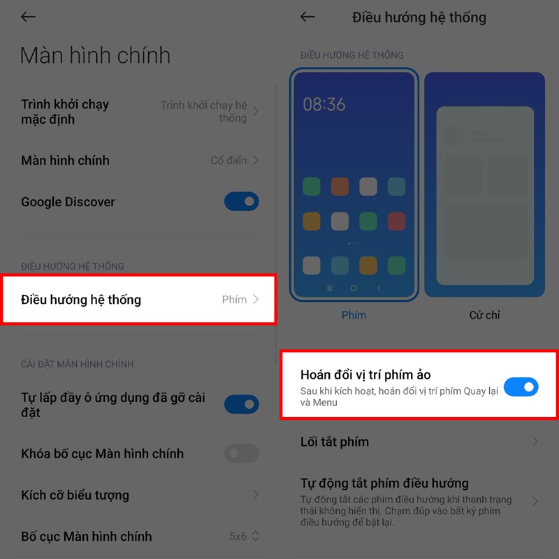 Tính năng trên MIUI 13