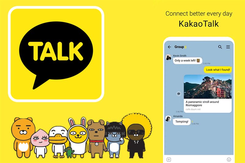 Kakaotalk hỗ trợ nhiều tính năng cho người dùng Kakaotalk hỗ trợ nhiều tính năng cho người dùng