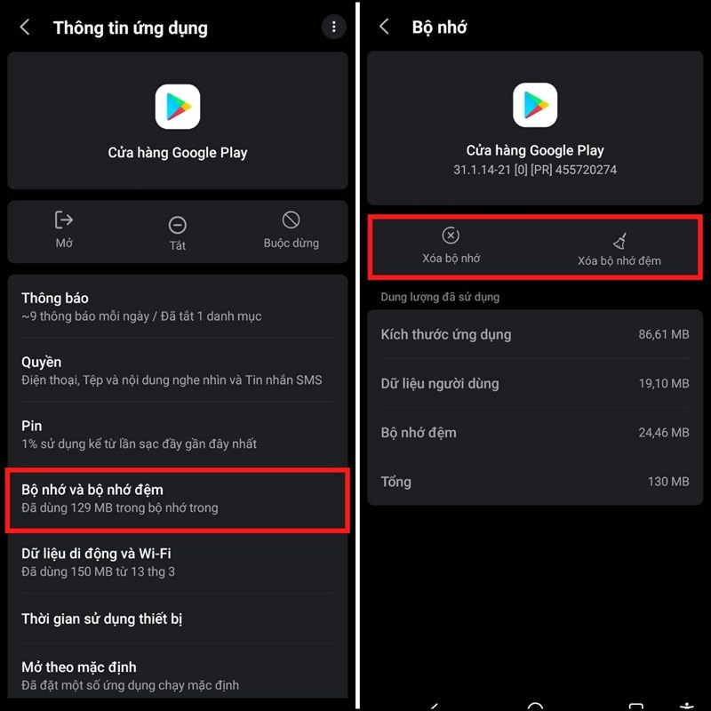 Cách sửa lỗi Insufficient Space Downloading Error trên thiết bị Android