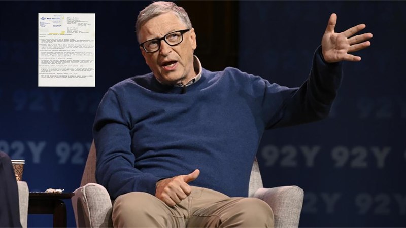 Bill Gates chia sẻ lý lịch thời đại học: Đây là những gì ông ấy viết để xin việc