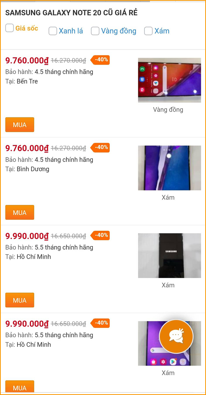 Mua Galaxy Note 20 cũ, ưu đãi đến 500K khi thanh toán qua VNPAY QR Mua Galaxy Note 20 cũ, ưu đãi đến 500K khi thanh toán qua VNPAY QR