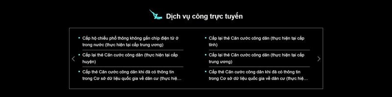 Cấp hộ chiếu trực tuyến tại web