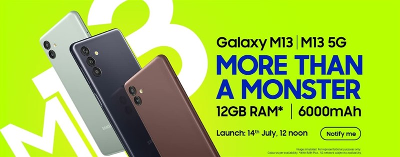 Galaxy M13 5G cuối cùng cũng được ấn định ngày ra mắt