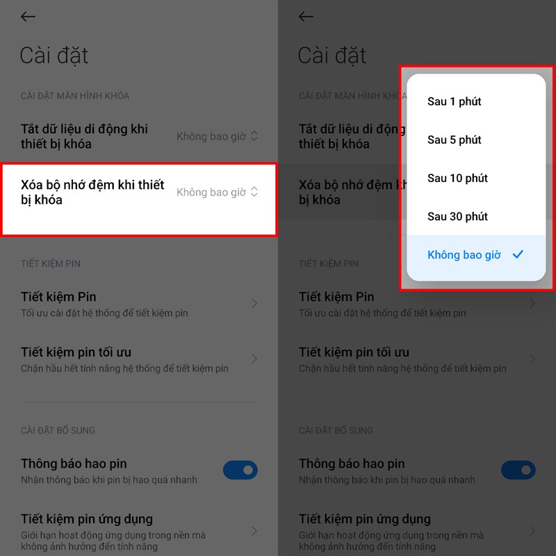 Cách tự động xóa bộ nhớ đệm trên Xiaomi Cách tự động xóa bộ nhớ đệm trên Xiaomi