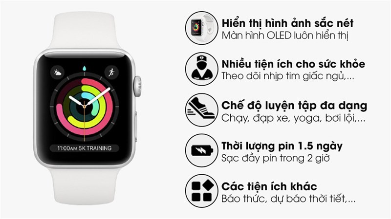 Apple Watch S3 sẽ phù hợp với những bạn muốn thử sử dụng những chiếc Apple Watch với mức giá dễ chịu