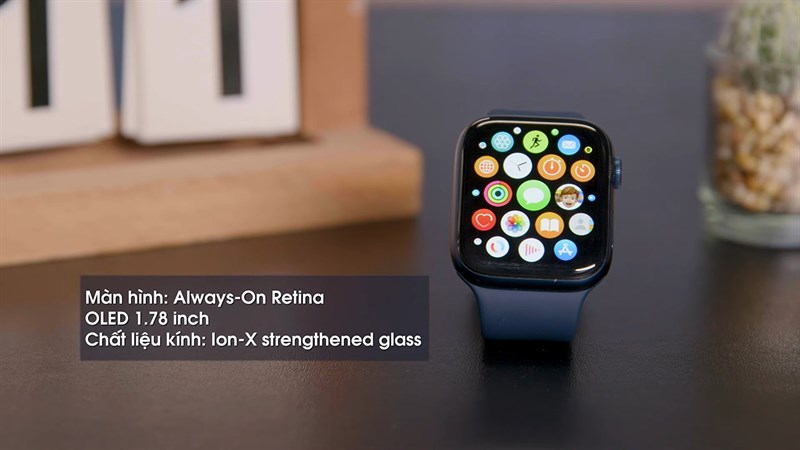 Màn hình kích thước lớn trên Apple Watch Series 6 giúp bạn thao tác dễ dàng