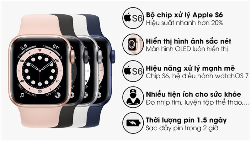 Chiếc Apple Watch Series 6 sẽ phù hợp với thiết kế sang trọng và những tính năng theo dõi sức khỏe tuyệt vời