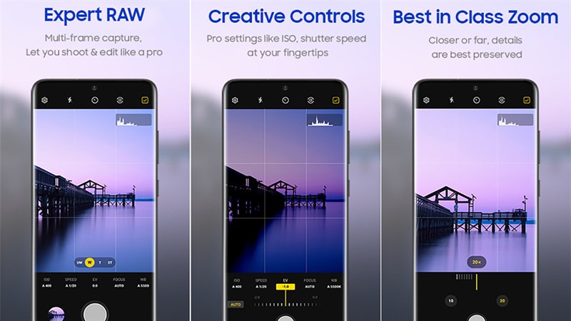 Ứng dụng máy ảnh Expert RAW của Samsung được cải tiến với nhiều tính năng mới
