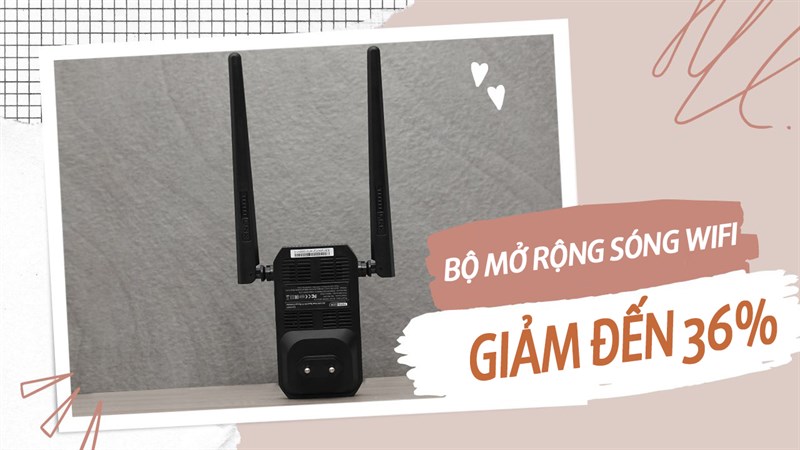 Muốn mở rộng sóng WiFi thì đừng bỏ qua deal ngon này, giảm hơn 1/3 giá luôn Muốn mở rộng sóng WiFi thì đừng bỏ qua deal ngon này, giảm hơn 1/3 giá luôn