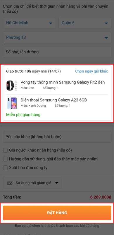 Cách mua Samsung Galaxy Fit2 giảm giá