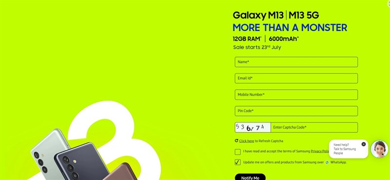 Galaxy M13 5G