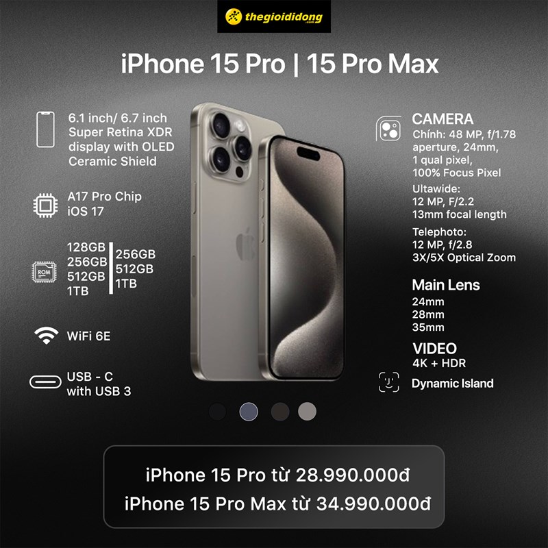 Cấu hình iPhone 15 Pro Max năm nay khiến mình cực kì ấn tượng