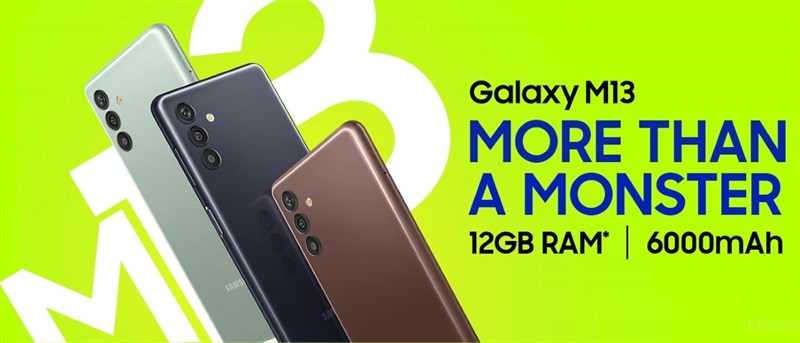 Thông số kỹ thuật, giá bán Galaxy M13 4G