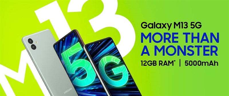 Thông số kỹ thuật, giá bán Galaxy M13 5G