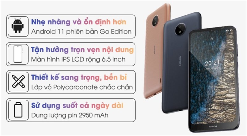 Xả kho tháng 7: Nokia C20 giảm ngon đến nửa triệu, giá tốt sắm ngay